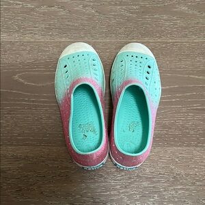 Native Blue and Pink Sneakers with Ventilation